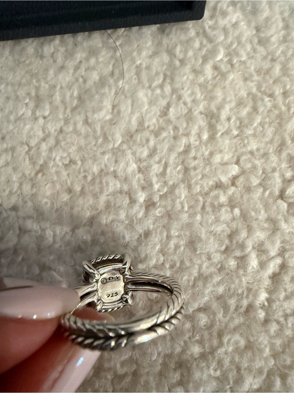 Chatelaine Pave Bezel
Ring with Lemon Citrine and Diamonds, 9mm - Picture 4 of 6